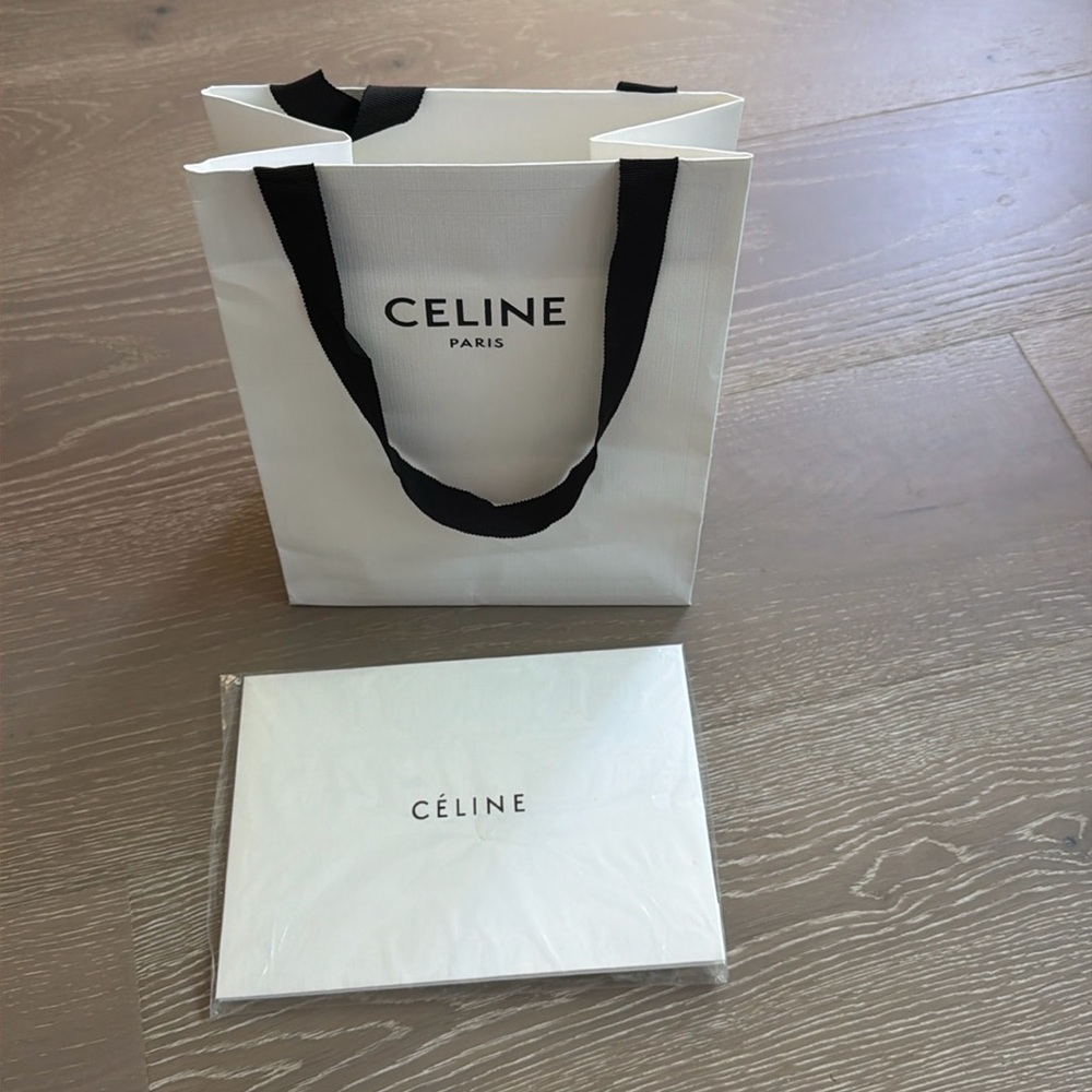 Celine bag and envelope